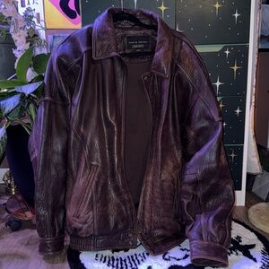 NEW Croft & barrow genuine leather jacket